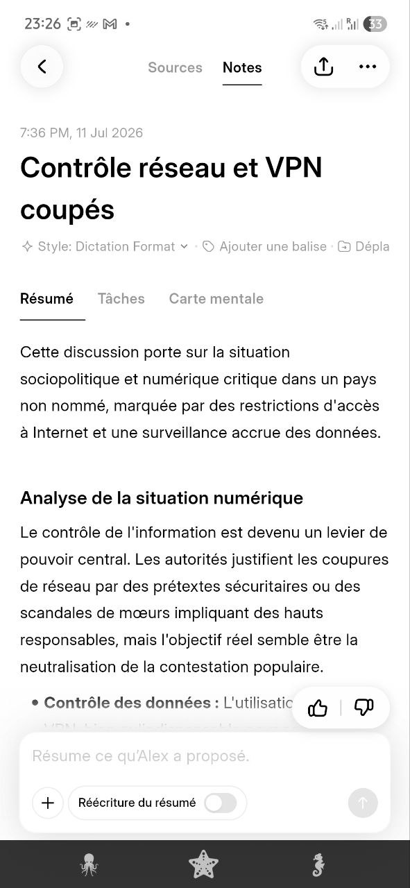 pocket ia avis - exemple Notes