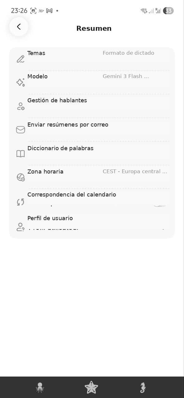 pocket ai opiniones - ajustes resumen