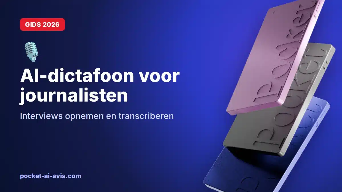 AI-dictafoon voor journalisten: interviews opnemen en transcriberen (2026)