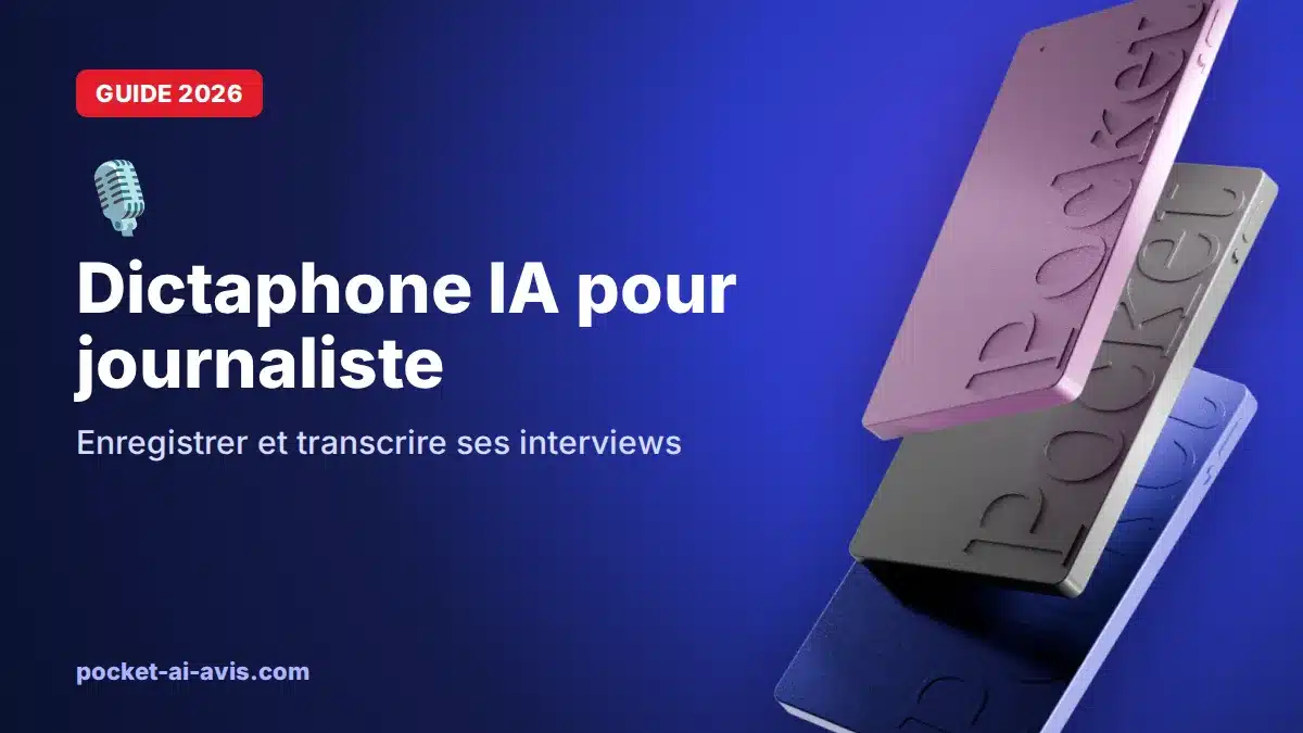 Dictaphone IA pour journaliste : enregistrer et transcrire ses interviews (2026)