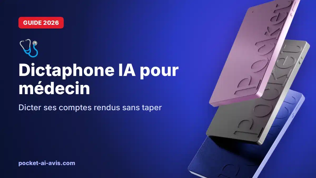 Dictaphone IA pour médecin : dicter ses comptes rendus sans taper (2026)