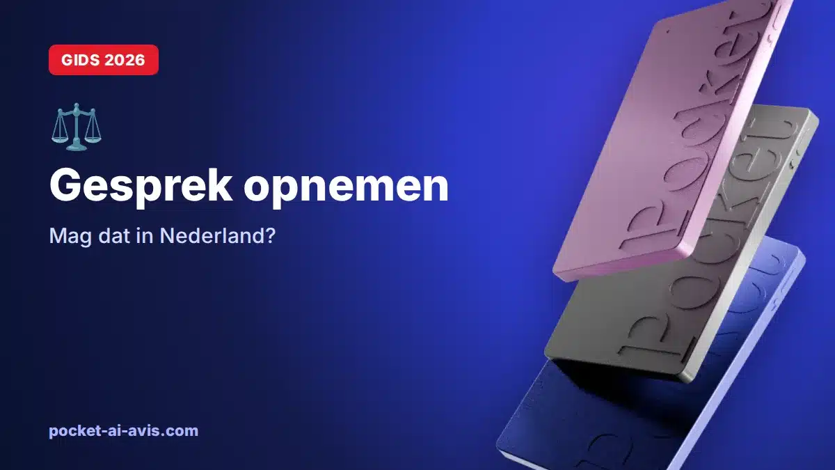 Gesprek opnemen: mag dat in Nederland? (regels 2026)