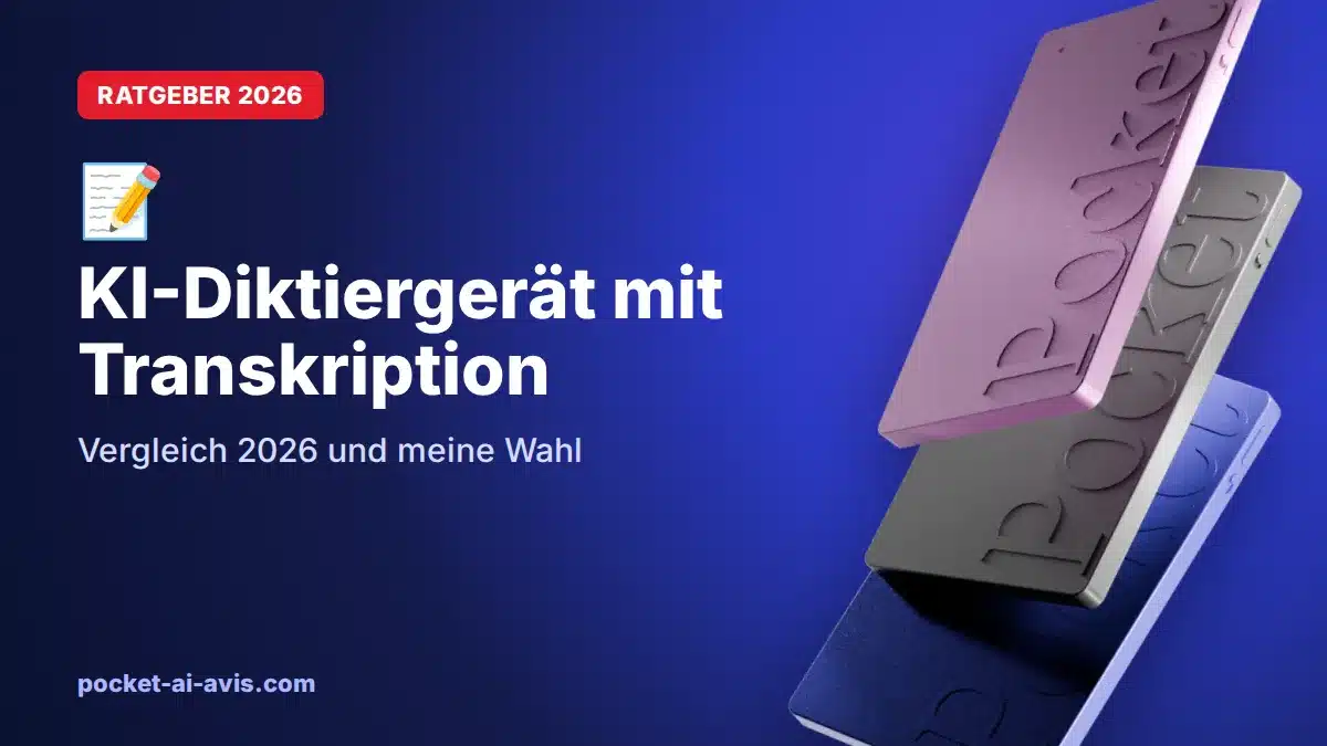 KI-Diktiergerät mit Transkription: Vergleich 2026 und meine Wahl
