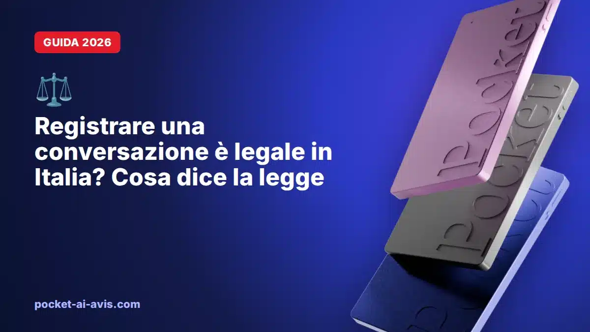 Registrare una conversazione è legale in Italia? Cosa dice la legge (2026)